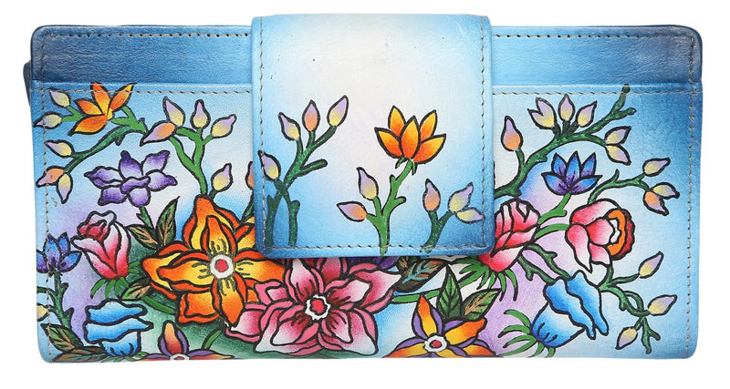 Modapelle Hand Painted Leather Wallet 2199