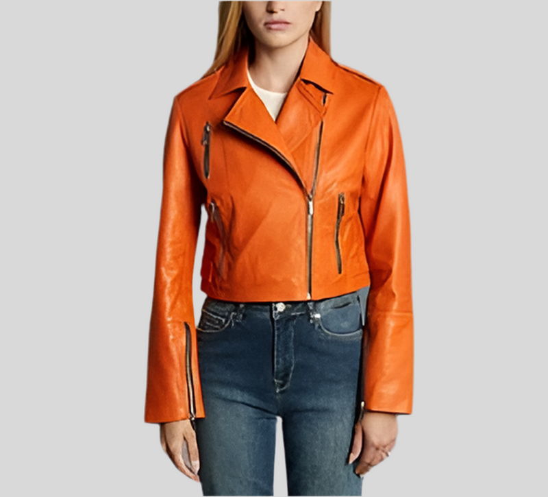 Crimson Women’s Biker Jacket