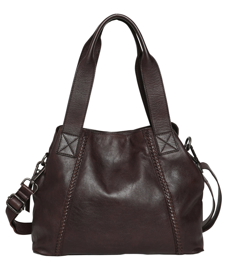 Modapelle Women'sVintage Leather Tote UL7642