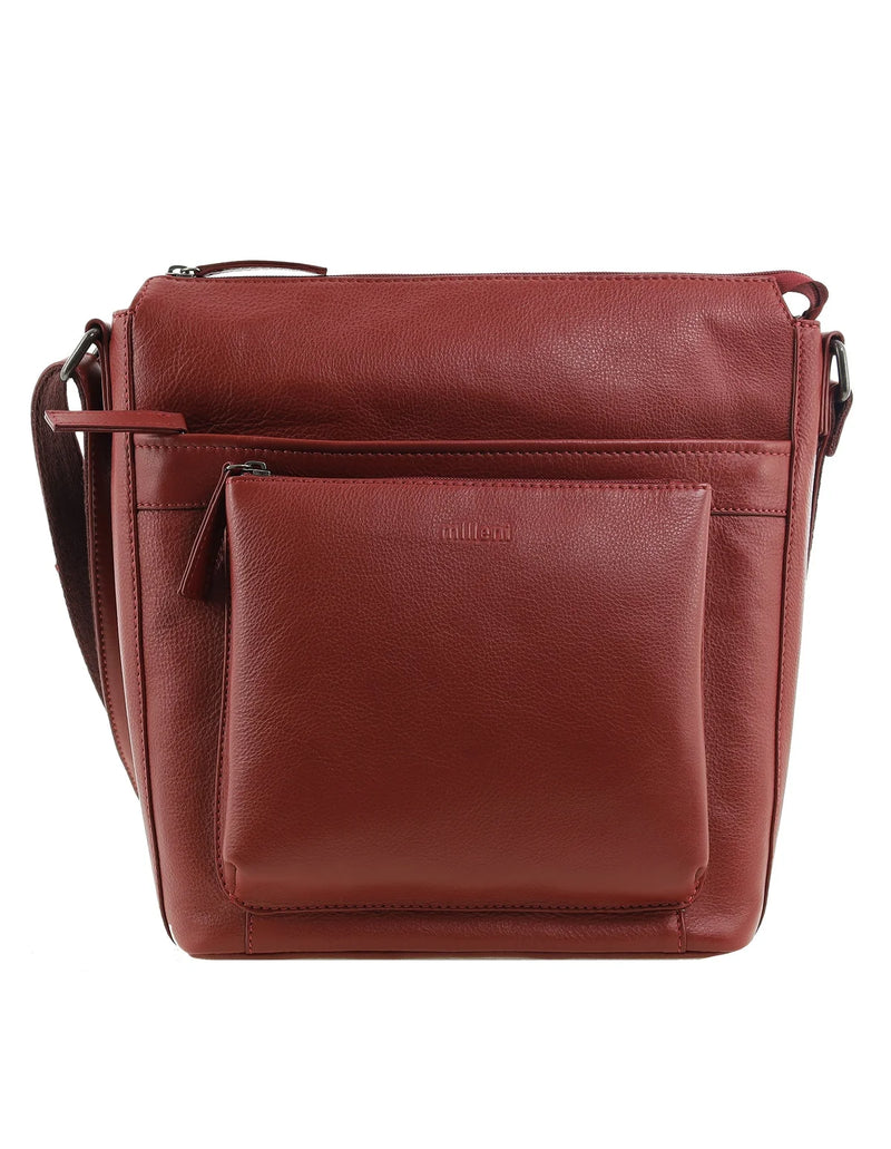 Milleni Soft Italian Leather Crossbody Bag NL4157