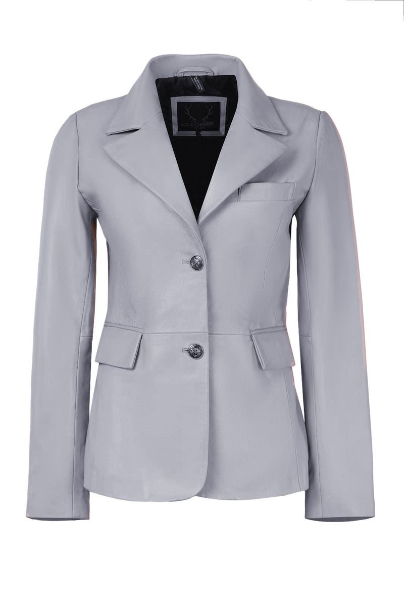 Fenna Women’s Tailored Leather Blazer