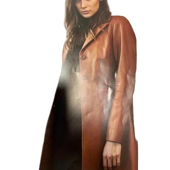 Women's Daria Tailored Leather Coat