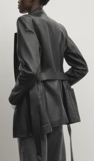 Women’s Noelle Soft Leather Blazer Jacket