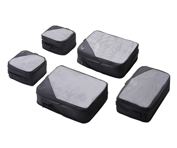 Paklite 5pce Compression Packing Cubes PA225