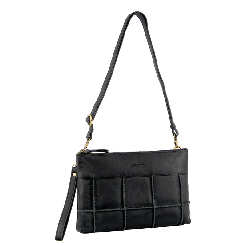 Pierre Cardin Ladies Leather Stitch Cross-Body Bag in PC3565