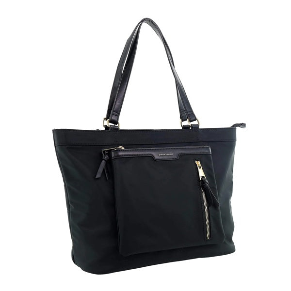 Pierre Cardin Nylon/Vegan Leather Tote Bag PC4113