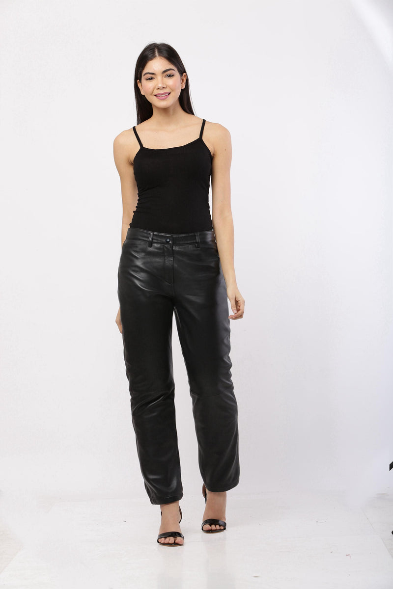 Amei Women’s Wide Leather Pants