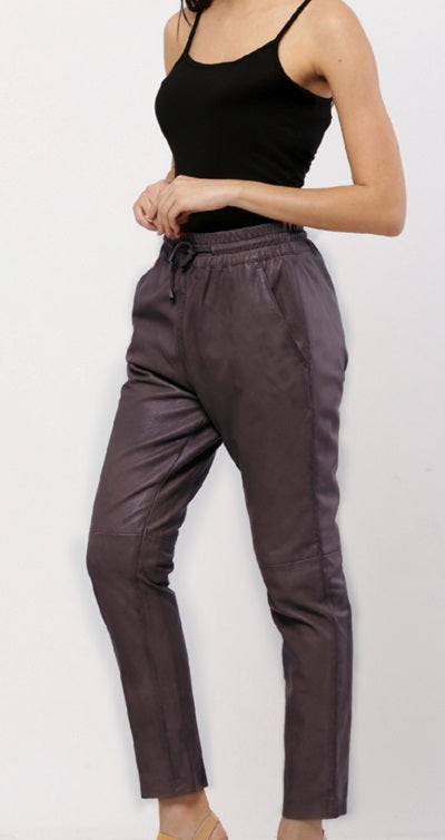 Women's Leather Pants /Joggers Carillo
