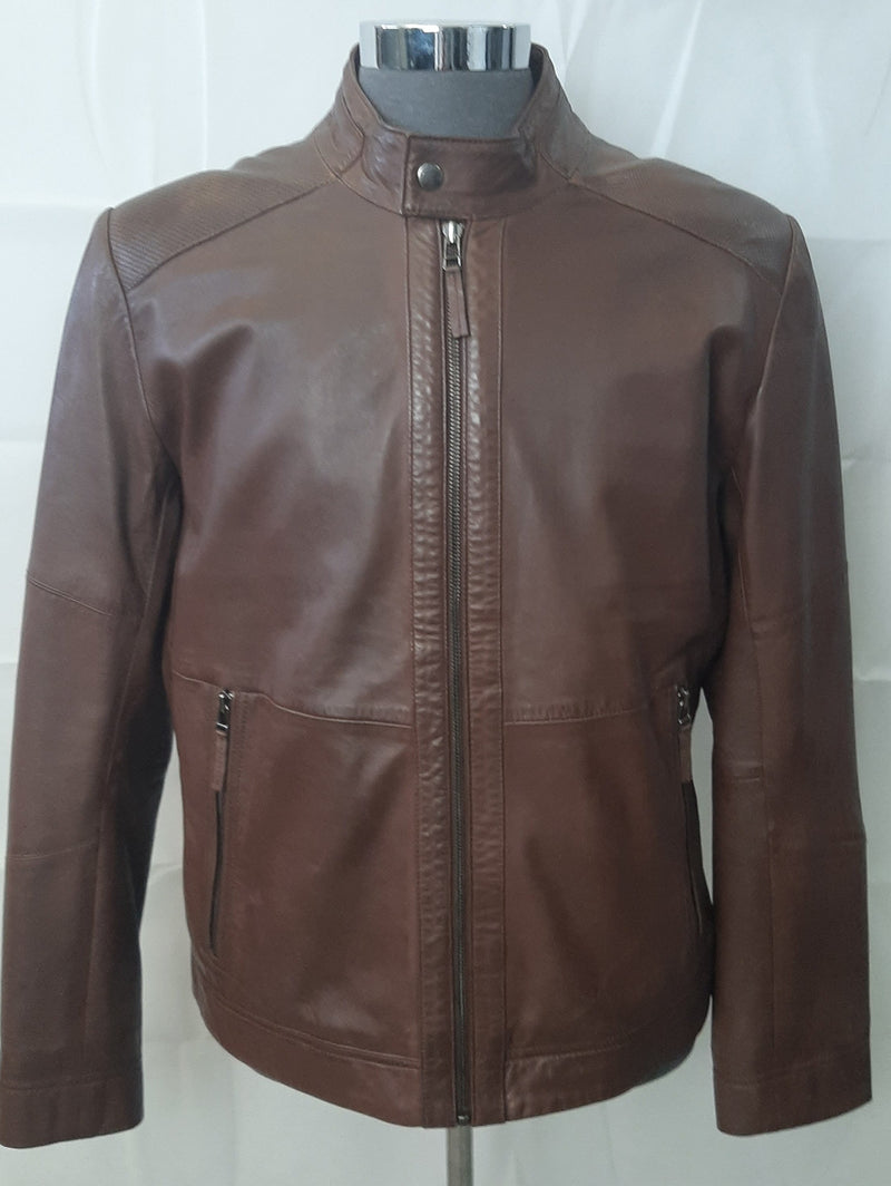 Men's Classic Leather Jacket LW02