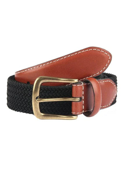 Dents Men's Stretch Elastic Webbing Belt