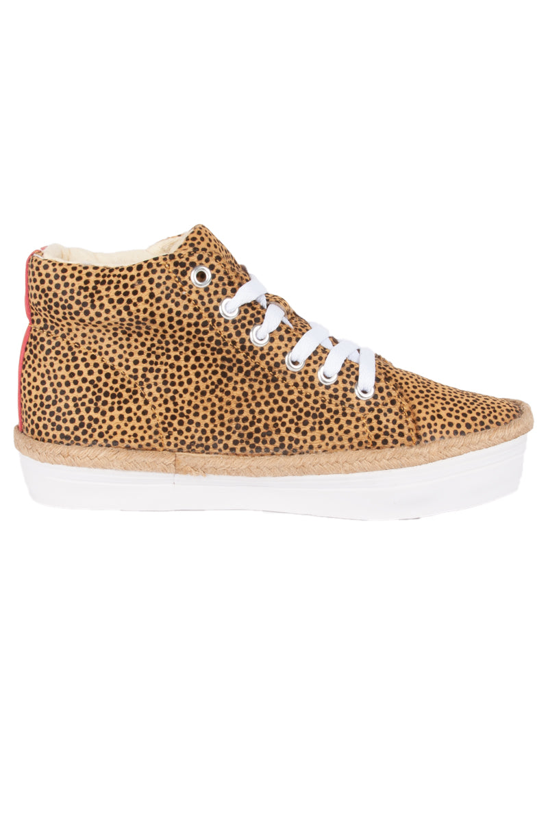 Human Premium Brayden Cheetah Hitop Sneaker
