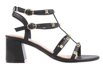 Human Premium Antares Studded Leather Heel Sandal