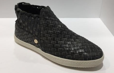 Men's Woven Leather Ankle Boot CPD23