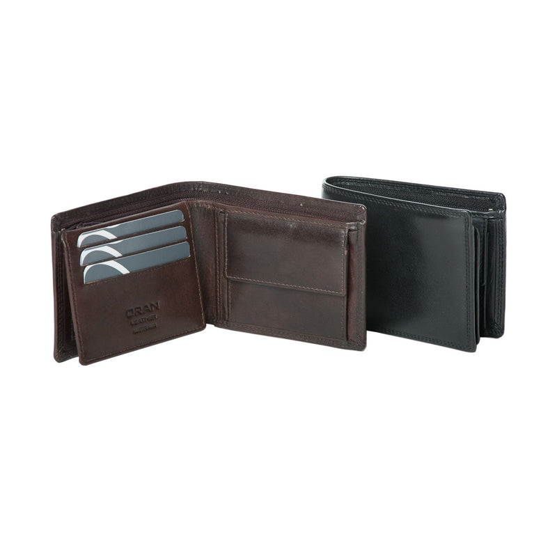 Oran Hamburg Men's Leather RFID Wallet ORBK118