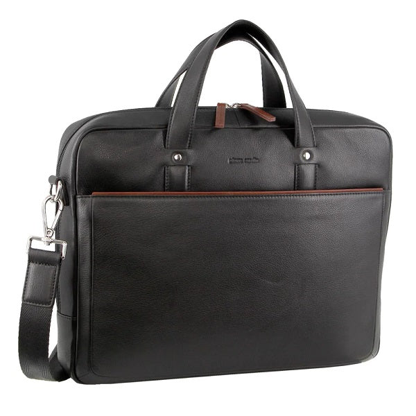 Pierre Cardin Leather Multi Compartment Computer Bag PC3600