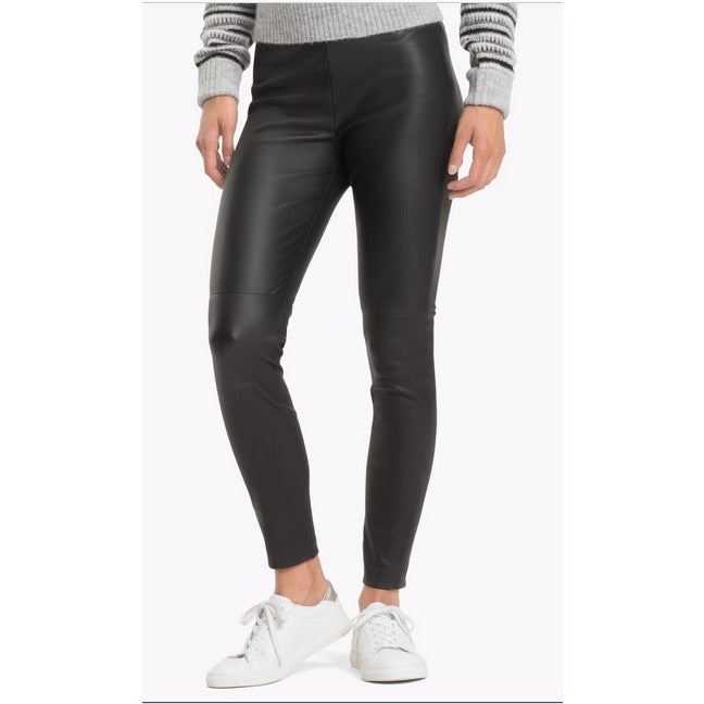 Women's Stretch Leather Pants