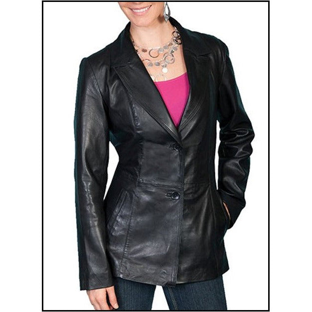 Nelly Women's Leather Blazer
