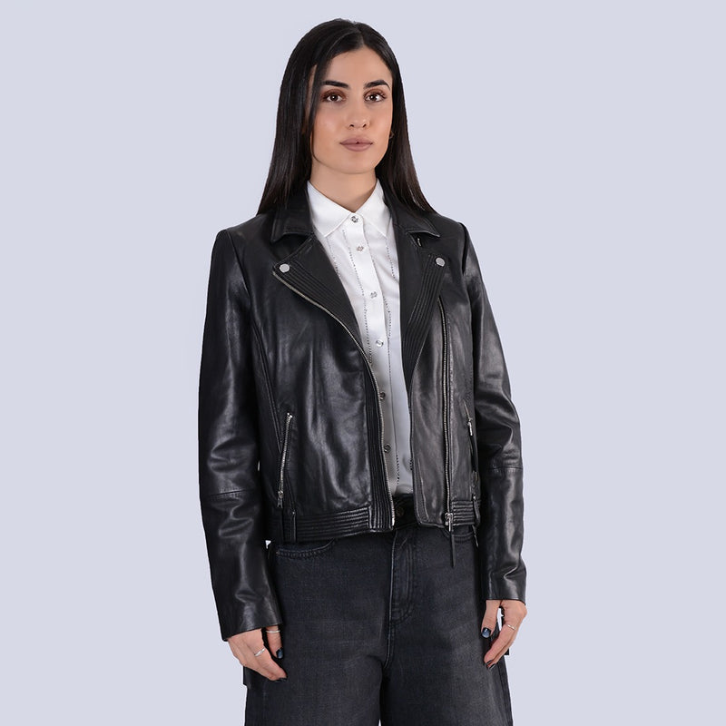 Abel Women’s Leather Biker Jacket