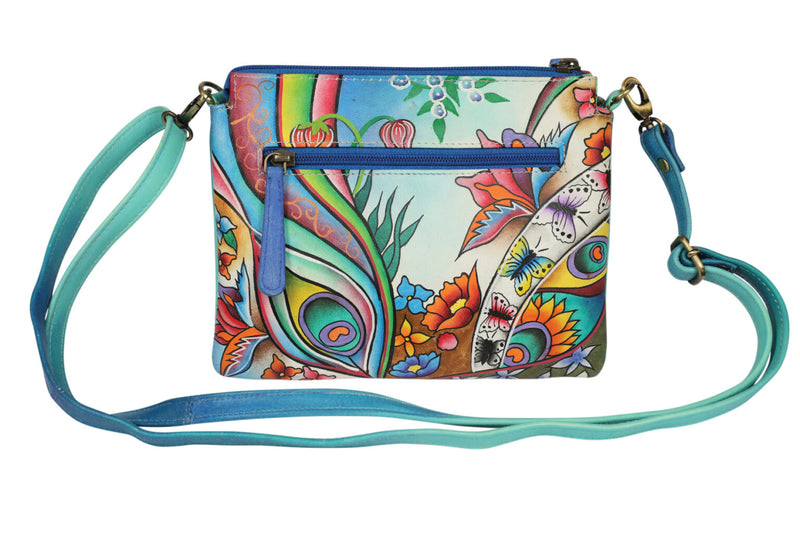 Modapelle Hand Painted Leather Crossbody Bag 3237