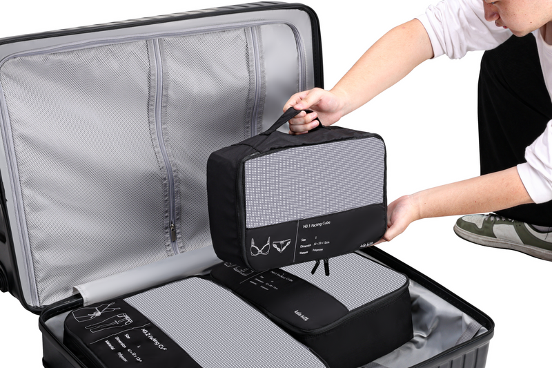 Kate Hill 3 Piece Travel Packing Cubes KA116