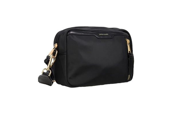Pierre Cardin Nylon/Vegan Leather Crossbody Bag PC4115