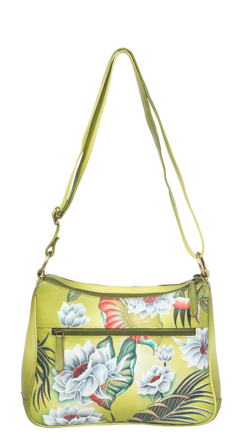 Modapelle Hand Painted Leather Crossbody Bag UL3153