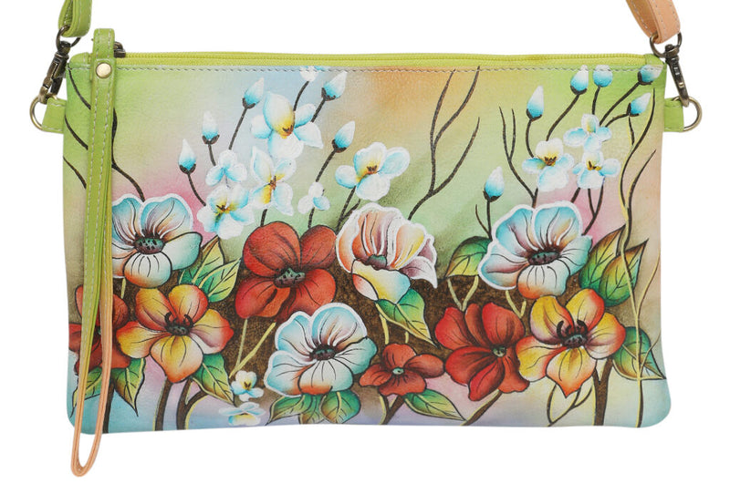 Modapelle Hand Painted Leather Crossbody Bag 3192