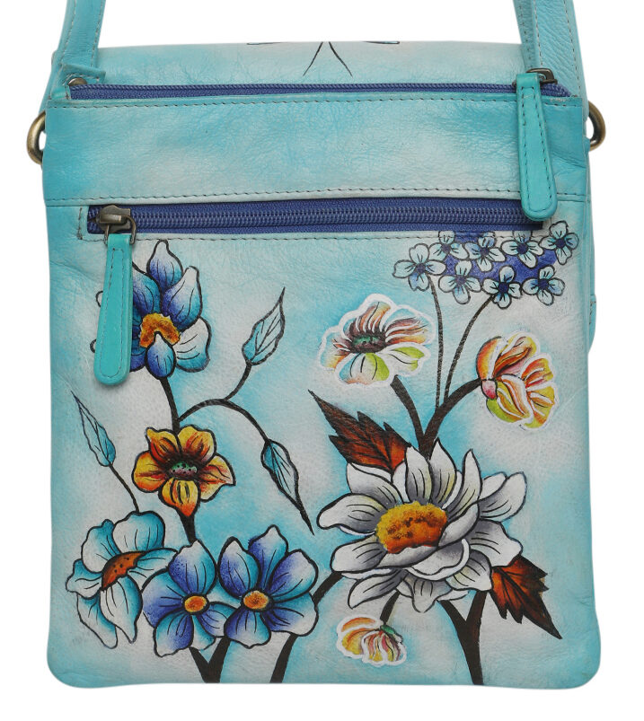 Modapelle Hand Painted Leather Crossbody Bag 3196