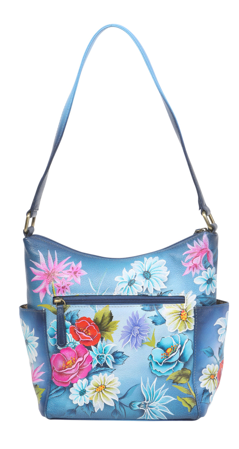 Modapelle Hand Painted Leather Crossbody Bag UL3233