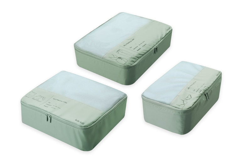Kate Hill 3 Piece Travel Packing Cubes KA116