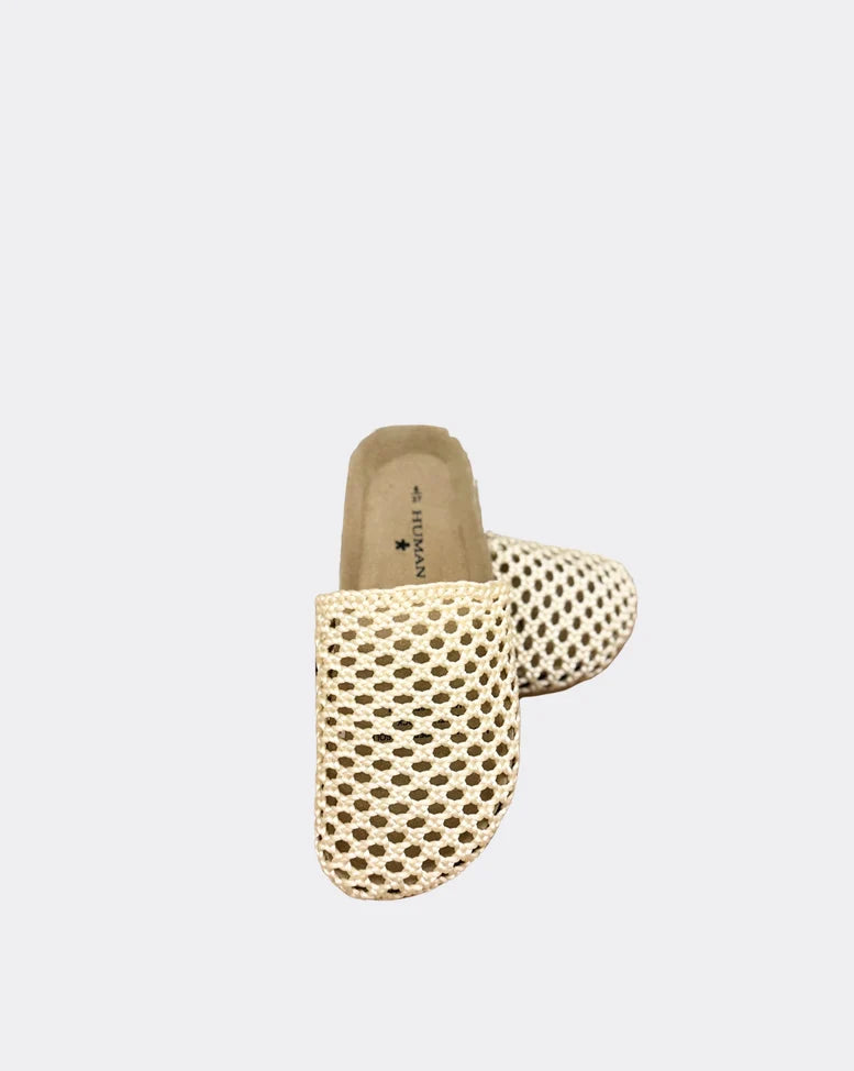Human Premium Alexi Raffia Woven Slides