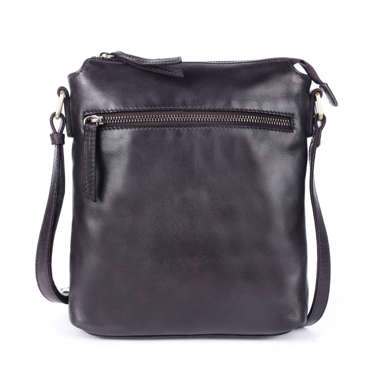 Oran Griffith Vintage Leather Messenger Bag RH2575