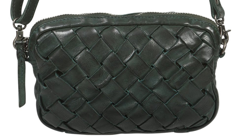 Modapelle Woven Leather  Crossbody Bag UL6519