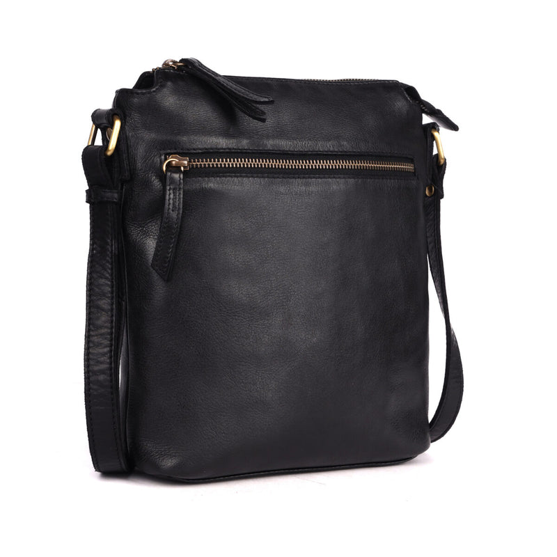 Oran Griffith Vintage Leather Messenger Bag RH2575