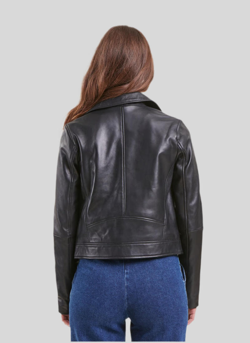 Amour Women’s Leather Biker Jacket