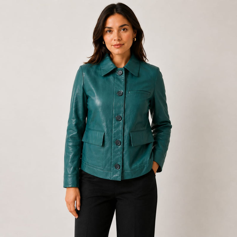 Short Women’s Lambskin Jacket CA2A00KA
