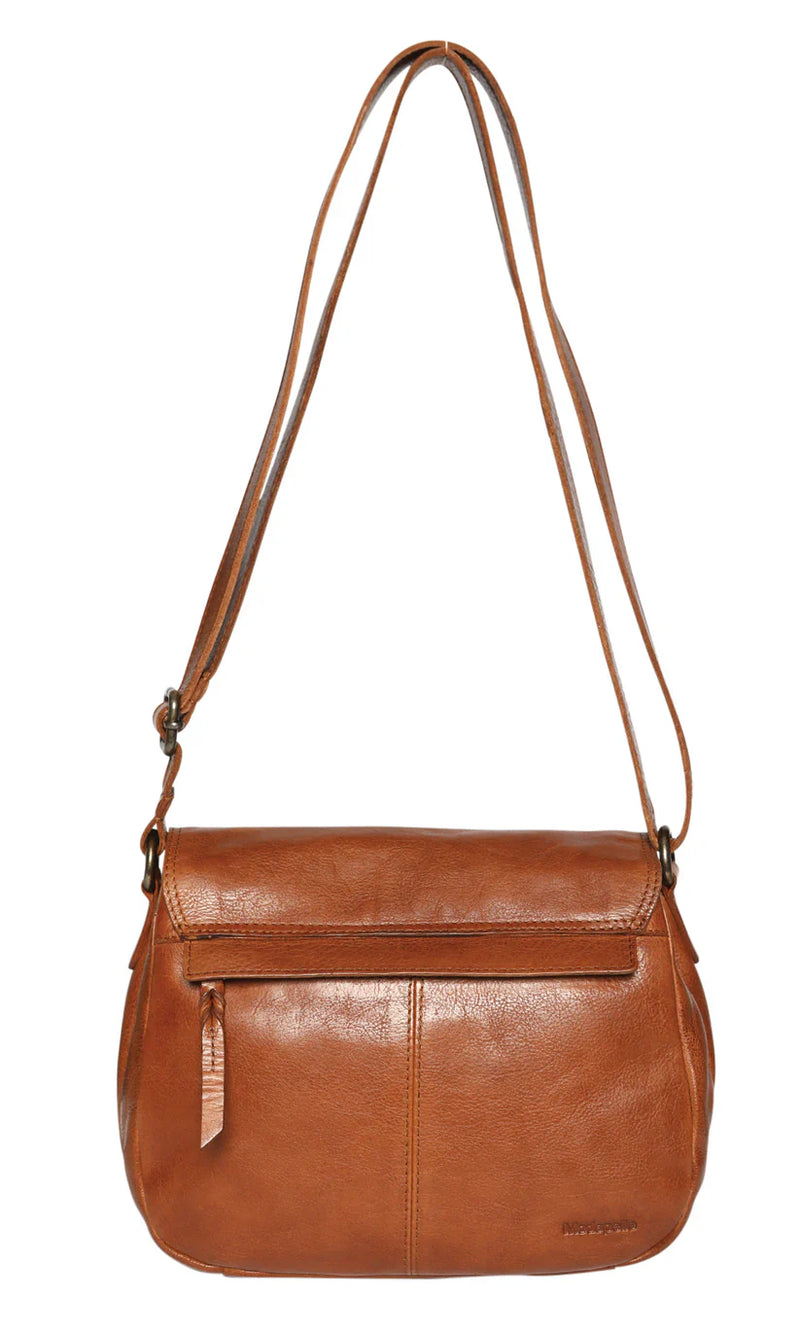 Modapelle Leather Crossbody Saddle Bag  UL7759