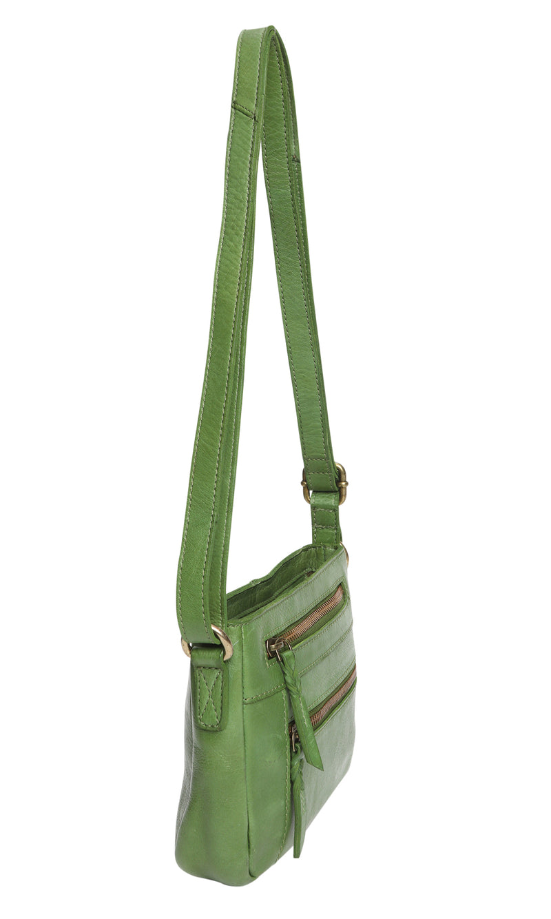 Modapelle Vintage Leather Crossbody Bag  UL7845
