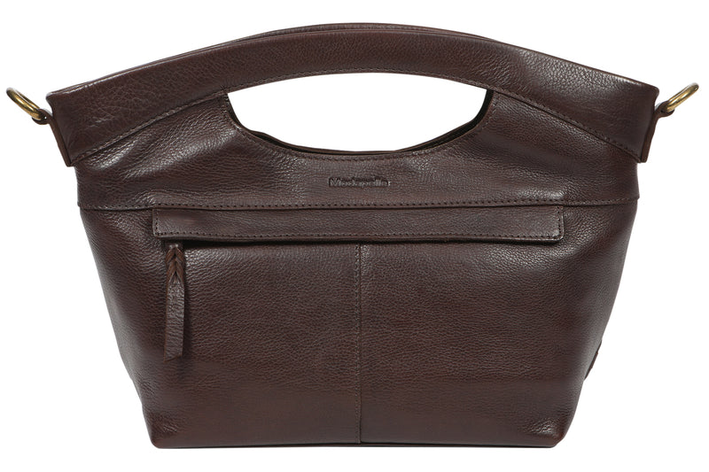 Modapelle Vintage Leather Woven Crossbody Bag UL7855