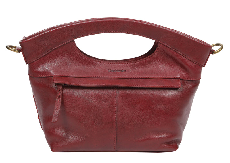 Modapelle Vintage Leather Woven Crossbody Bag UL7855
