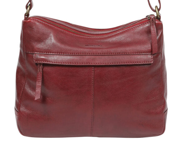 Modapelle Leather Woven Crossbody Bag  UL7853
