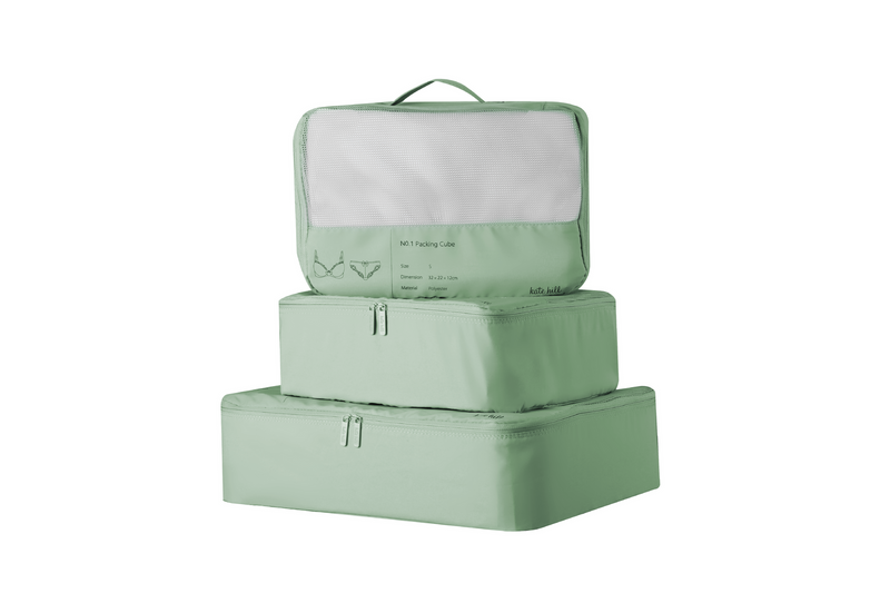 Kate Hill 3 Piece Travel Packing Cubes KA116