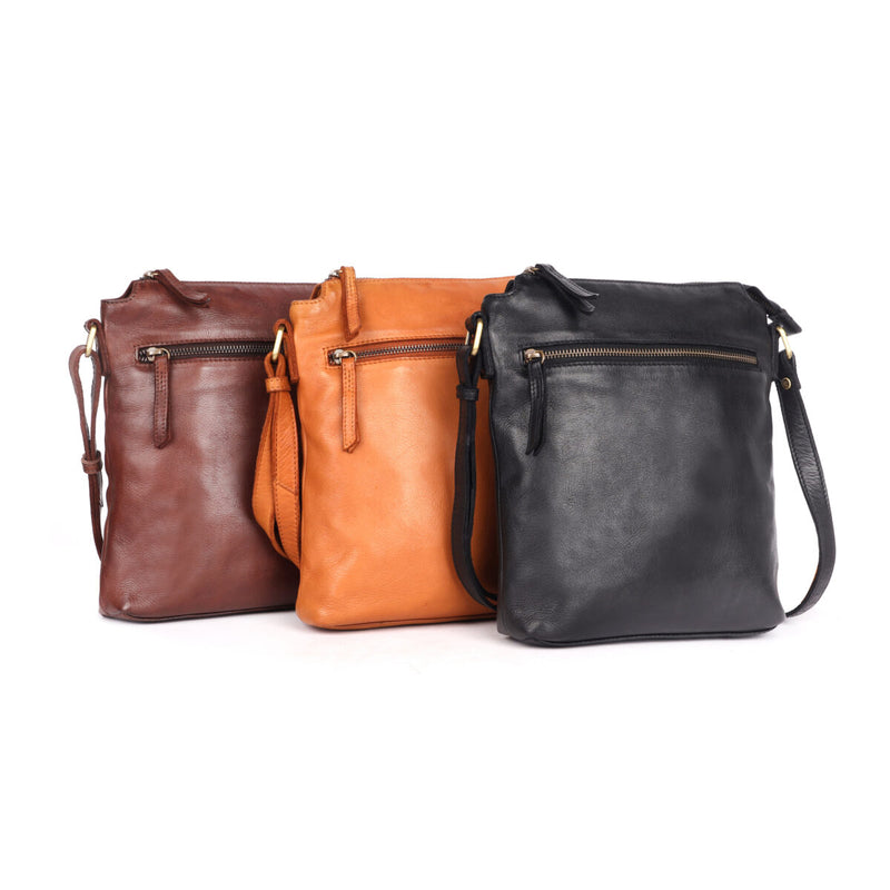 Oran Griffith Vintage Leather Messenger Bag RH2575