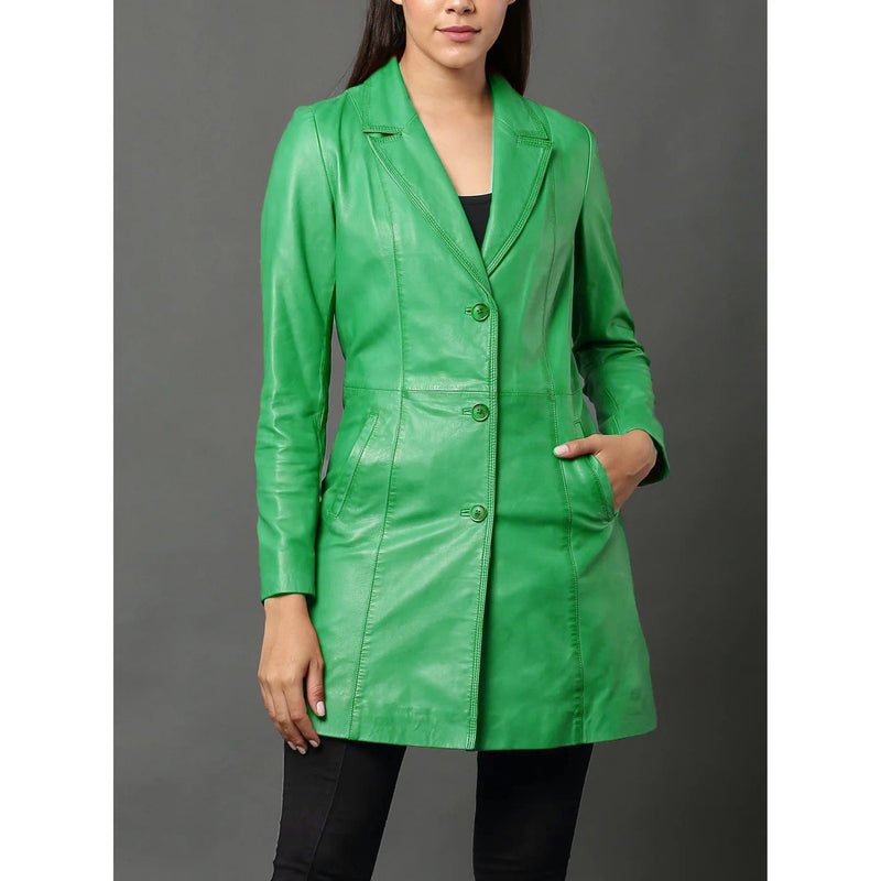 Dolly Women’s Tailored Leather Coat