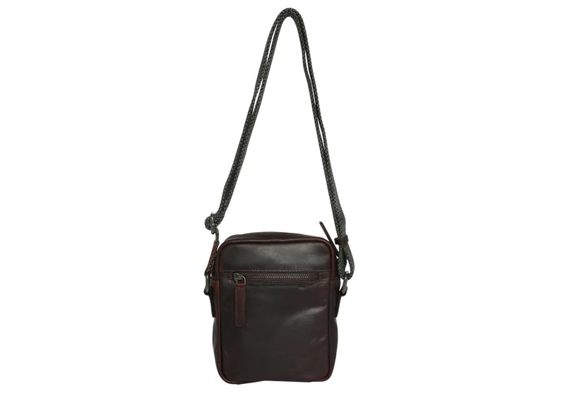 Modapelle Men's Vintage Leather  Crossbody Bag UL3955