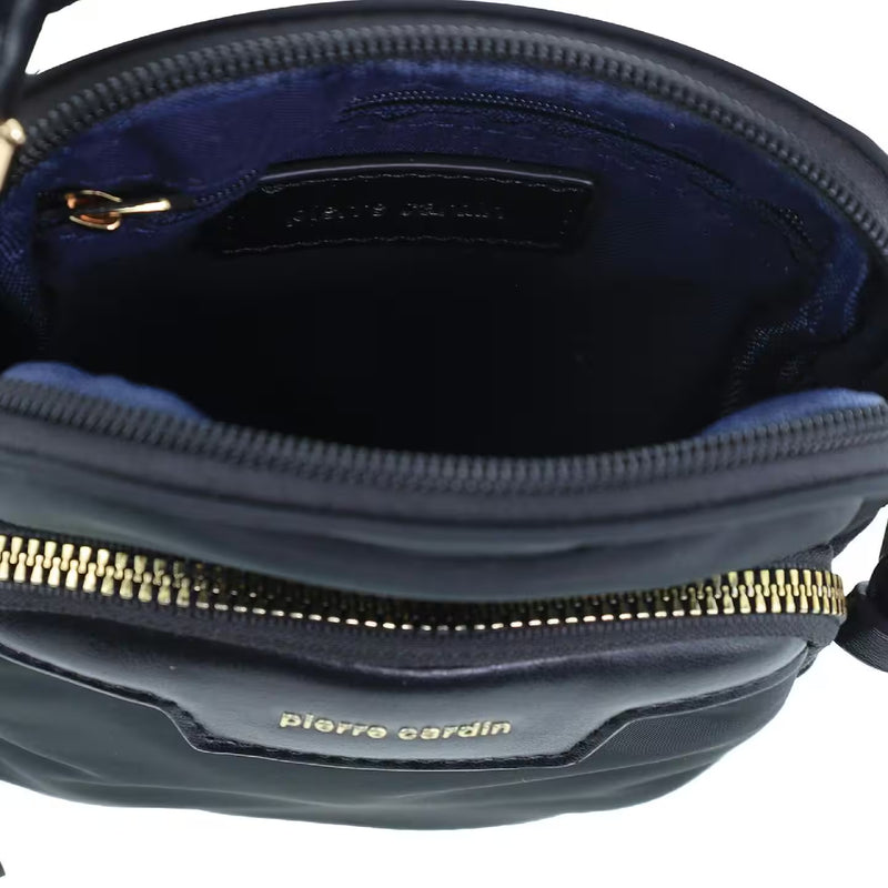 Pierre Cardin Nylon and Leather Crossbody Bag PC4112
