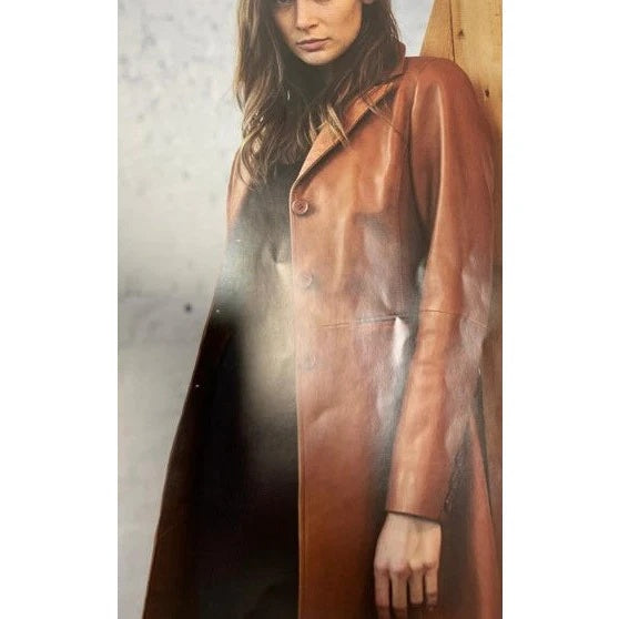 Women's Daria Tailored  Leather Coat