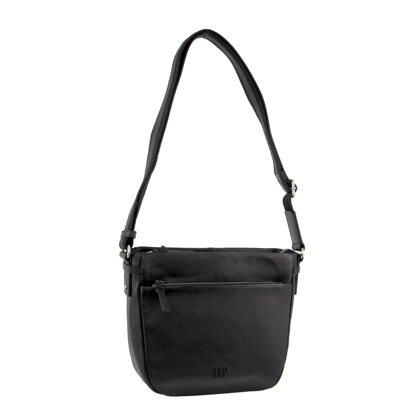 Gap Leather Ladies Cross-Body Handbag in Black