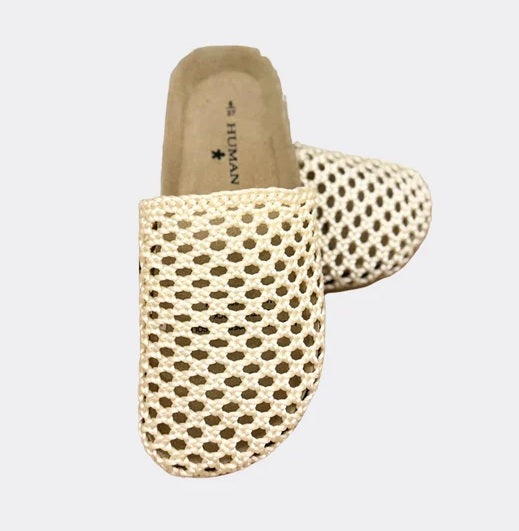 Human Premium Alexi Raffia Woven Slides