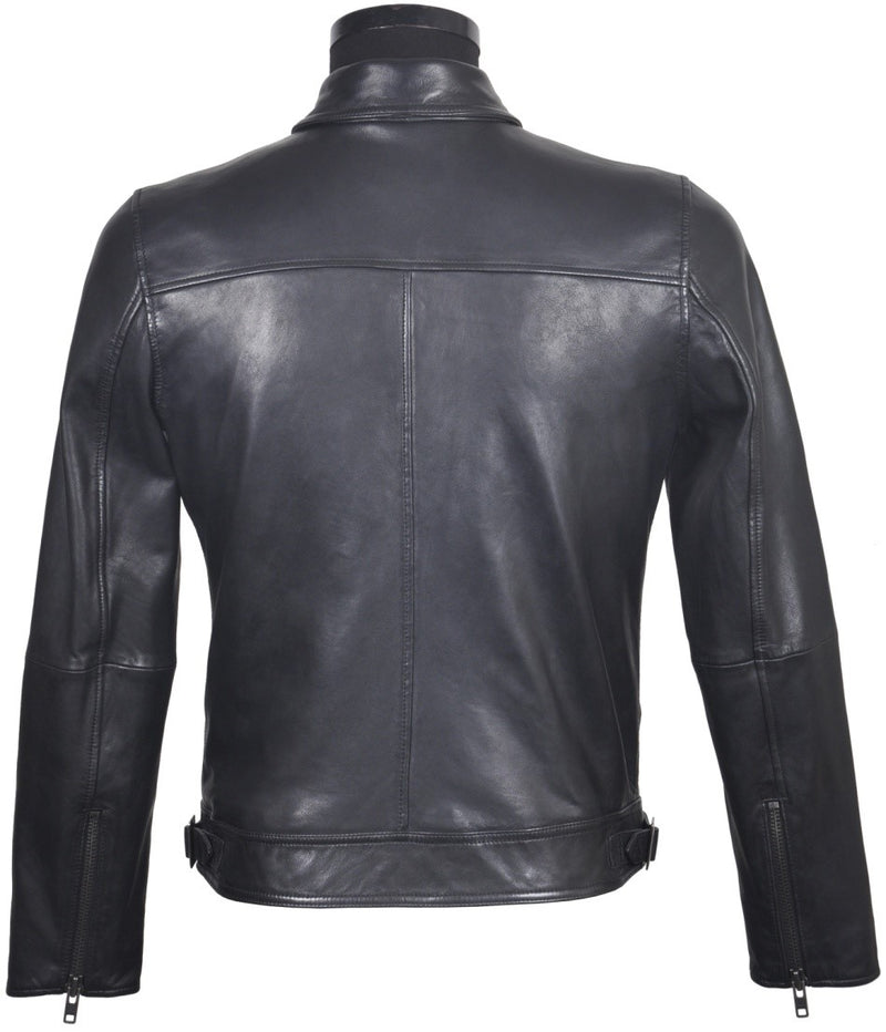 Men's Leather Zip Jacket - JBFP131